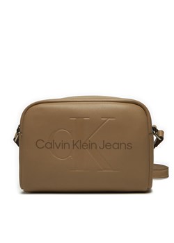 Calvin Klein Jeans Torebka Sculpted Camera Bag18 Mono K60K612220 Brązowy ze sklepu MODIVO w kategorii Listonoszki - zdjęcie 182633785