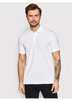 KARL LAGERFELD Polo 745890 500221 Biały Regular Fit ze sklepu MODIVO w kategorii T-shirty męskie - zdjęcie 182633809