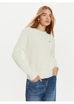 Guess Sweter W4BR08 Z3HM1 Écru Regular Fit ze sklepu MODIVO w kategorii Swetry damskie - zdjęcie 182633859