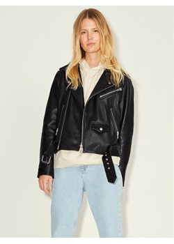 JJXX Kurtka skórzana 12200286 Czarny Regular Fit ze sklepu MODIVO w kategorii Kurtki damskie - zdjęcie 182633889
