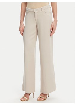 Guess Jeansy W4GA96 WDP85 Beżowy Wide Leg ze sklepu MODIVO w kategorii Jeansy damskie - zdjęcie 182633975
