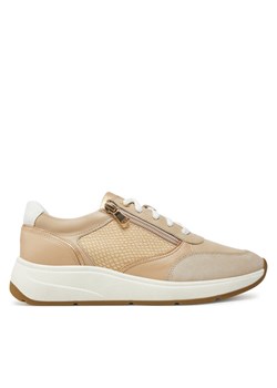 Geox Sneakersy D Cristael D45MXE 085QD C6738 Beżowy ze sklepu MODIVO w kategorii Buty sportowe damskie - zdjęcie 182634035