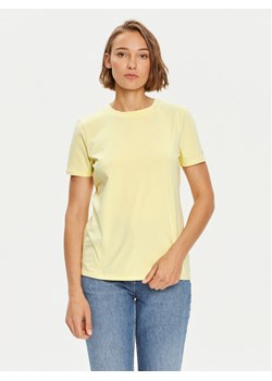 Tommy Hilfiger T-Shirt 1985 WW0WW37877 Żółty Regular Fit ze sklepu MODIVO w kategorii Bluzki damskie - zdjęcie 182634136