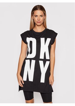 DKNY T-Shirt P1RHRB2M Czarny Regular Fit ze sklepu MODIVO w kategorii Bluzki damskie - zdjęcie 182634198