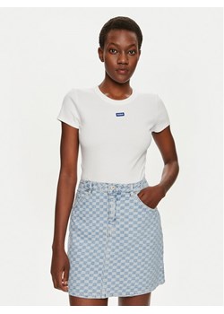 Hugo T-Shirt Easy 50523924 Biały Slim Fit ze sklepu MODIVO w kategorii Bluzki damskie - zdjęcie 182634275