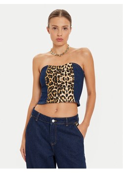 Noisy May Top 27033511 Granatowy Slim Fit ze sklepu MODIVO w kategorii Bluzki damskie - zdjęcie 182634365