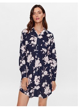 Lauren Ralph Lauren Koszula nocna ILN32263 Granatowy Regular Fit ze sklepu MODIVO w kategorii Koszule nocne - zdjęcie 182634418