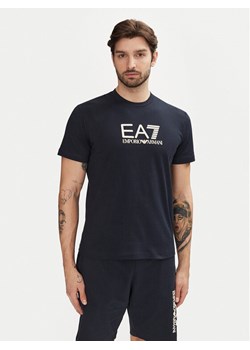 EA7 Emporio Armani T-Shirt 7M000224 AF10375 MB122 Granatowy Regular Fit - id: 0000304612435 - marki Emporio Armani - 182634485 EA7 Emporio Armani T-Shirt 7M000224 AF10375 MB122 Granatowy Regular Fit ze sklepu MODIVO w kategorii T-shirty męskie - zdjęcie 182634485