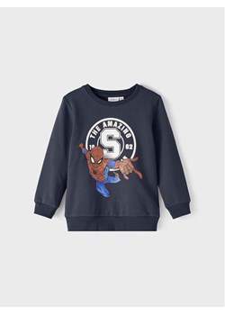 NAME IT Bluza SPIDER-MAN 13210737 Granatowy Regular Fit ze sklepu MODIVO w kategorii Bluzy chłopięce - zdjęcie 182634496