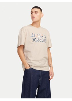Jack&Jones T-Shirt Bryan 12268127 Beżowy Relaxed Fit - id: 0000304782800 - marki Jack & Jones - 182634559 Jack&Jones T-Shirt Bryan 12268127 Beżowy Relaxed Fit ze sklepu MODIVO w kategorii T-shirty męskie - zdjęcie 182634559