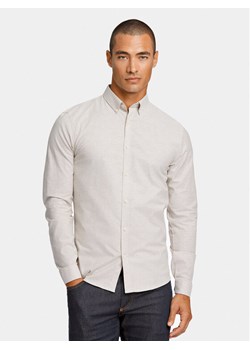 Lindbergh Koszula 30-203174 Beżowy Slim Fit ze sklepu MODIVO w kategorii Koszule męskie - zdjęcie 182634606