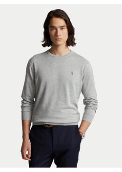 Polo Ralph Lauren Sweter 710684957003 Szary Slim Fit ze sklepu MODIVO w kategorii Swetry męskie - zdjęcie 182634616