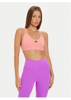 adidas Biustonosz sportowy Aeroimpact Luxe Training JE3915 Różowy ze sklepu MODIVO w kategorii Biustonosze - zdjęcie 182634629