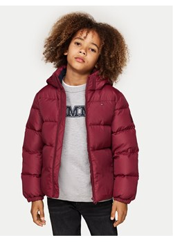 Tommy Hilfiger Kurtka zimowa Essential KB0KB08341 Bordowy Regular Fit ze sklepu MODIVO w kategorii Kurtki dziewczęce - zdjęcie 182634637