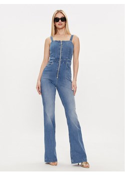 Guess Kombinezon Mariposa W4GD0O D5B42 Niebieski Regular Fit ze sklepu MODIVO w kategorii Kombinezony damskie - zdjęcie 182634648