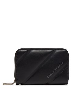 Calvin Klein Jeans Mały Portfel Damski K60K612256 Czarny ze sklepu MODIVO w kategorii Portfele damskie - zdjęcie 182634725