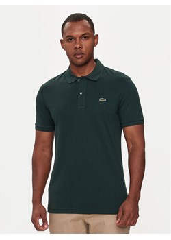 Lacoste Polo PH4012 Zielony Slim Fit ze sklepu MODIVO w kategorii T-shirty męskie - zdjęcie 182634769