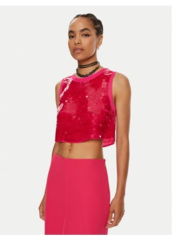 Patrizia Pepe Bluzka 8C0713 A455 M513 Różowy Slim Fit ze sklepu MODIVO w kategorii Bluzki damskie - zdjęcie 182634816