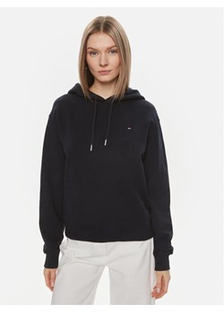 Tommy Hilfiger Bluza Flag WW0WW41245 Granatowy Regular Fit ze sklepu MODIVO w kategorii Bluzy damskie - zdjęcie 182635119