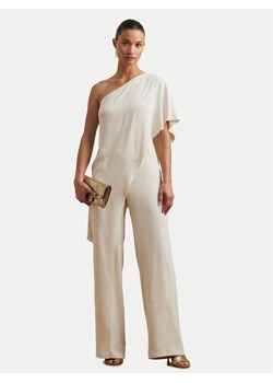 LAUREN RALPH LAUREN Kombinezon 253909456003 Écru Regular Fit ze sklepu MODIVO w kategorii Kombinezony damskie - zdjęcie 182635139