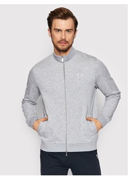 KARL LAGERFELD Bluza 705891 500900 Szary Regular Fit ze sklepu MODIVO w kategorii Bluzy męskie - zdjęcie 182635399