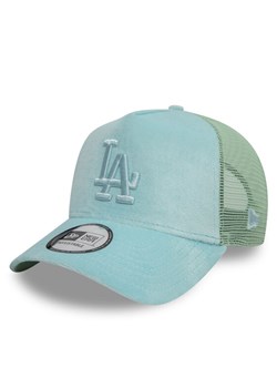 New Era Czapka z daszkiem Los Angeles Dodgers Velour 60595361 Niebieski ze sklepu MODIVO w kategorii Czapki z daszkiem damskie - zdjęcie 182635507