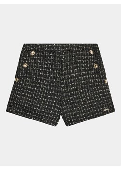 Guess Szorty materiałowe J3BD02 WFRF0 Czarny Regular Fit ze sklepu MODIVO w kategorii Spodenki dziewczęce - zdjęcie 182635519