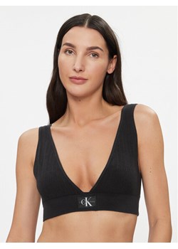 Calvin Klein Jeans Top Variegated J20J222625 Czarny Slim Fit ze sklepu MODIVO w kategorii Bluzki damskie - zdjęcie 182635607