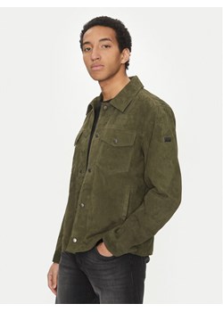 JOOP! Jeans Kurtka skórzana 15 Georg 80000766 Zielony Regular Fit ze sklepu MODIVO w kategorii Kurtki męskie - zdjęcie 182635628