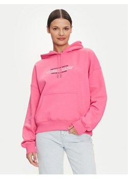 Guess Jeans Bluza W4YQ15 KC811 Różowy Regular Fit ze sklepu MODIVO w kategorii Bluzy damskie - zdjęcie 182635665