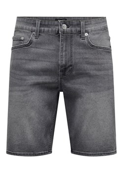 Only & Sons Szorty jeansowe Weft 22034527 Szary Regular Fit ze sklepu MODIVO w kategorii Spodenki męskie - zdjęcie 182635667