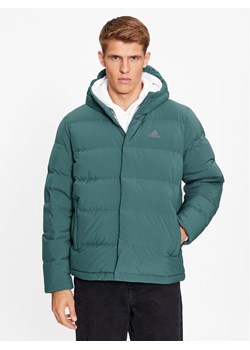 adidas Kurtka puchowa Helionic Down IK3176 Niebieski Regular Fit ze sklepu MODIVO w kategorii Kurtki męskie - zdjęcie 182635686
