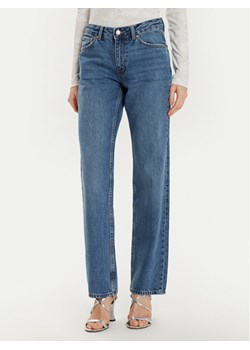 Gina Tricot Jeansy 21489 Granatowy Straight Fit ze sklepu MODIVO w kategorii Jeansy damskie - zdjęcie 182635727