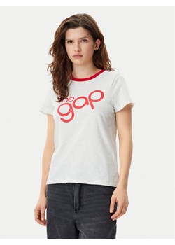 Gap T-Shirt 723653-06 Szary Regular Fit ze sklepu MODIVO w kategorii Bluzki damskie - zdjęcie 182635809