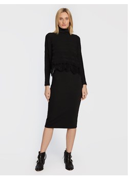Nissa Komplet sweter i sukienka RZ13527 Czarny Regular Fit ze sklepu MODIVO w kategorii Komplety i garnitury damskie - zdjęcie 182635836