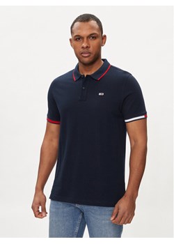 Tommy Jeans Polo Flag DM0DM12963 Granatowy Regular Fit ze sklepu MODIVO w kategorii T-shirty męskie - zdjęcie 182635908