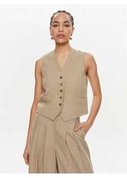 Herskind Kamizelka garniturowa Mister 5113840 Beżowy Regular Fit ze sklepu MODIVO w kategorii Kamizelki damskie - zdjęcie 182636055