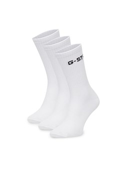 G-Star Raw Skarpety AS_G_STAR_001W_SS25 (3-PACK) Biały ze sklepu MODIVO w kategorii Skarpetki damskie - zdjęcie 182636088
