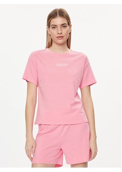 United Colors Of Benetton Koszulka piżamowa 30963M04R Różowy Regular Fit ze sklepu MODIVO w kategorii Piżamy damskie - zdjęcie 182636207