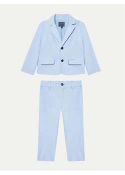 Guess Garnitur N5RG00 WGTX0 Błękitny Regular Fit ze sklepu MODIVO w kategorii Marynarki i garnitury chłopięce - zdjęcie 182636246