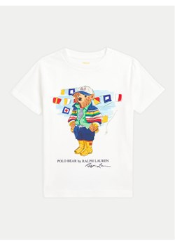 Polo Ralph Lauren T-Shirt 323958332001 Biały Regular Fit ze sklepu MODIVO w kategorii Bluzki dziewczęce - zdjęcie 182636317