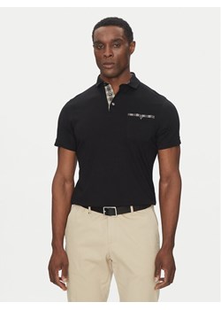 Barbour Polo Corpatch MML1071BK71 Czarny Tailored Fit ze sklepu MODIVO w kategorii T-shirty męskie - zdjęcie 182636327