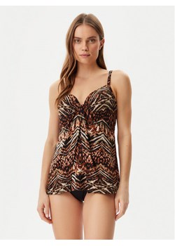 Miraclesuit Tankini Tribal Tigress Gala 6552281 Brązowy ze sklepu MODIVO w kategorii Stroje kąpielowe - zdjęcie 182636358