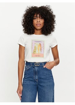 TWINSET T-Shirt 241TT2411 Biały Regular Fit ze sklepu MODIVO w kategorii Bluzki damskie - zdjęcie 182636388