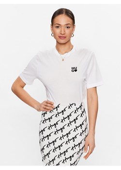 Hugo T-Shirt Dashire_4 50489198 Biały Regular Fit ze sklepu MODIVO w kategorii Bluzki damskie - zdjęcie 182636436