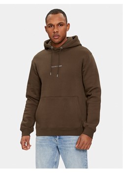 Selected Homme Bluza 16090432 Brązowy Regular Fit ze sklepu MODIVO w kategorii Bluzy męskie - zdjęcie 182636506