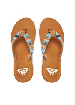 Roxy Japonki ARJL101167 Niebieski ze sklepu MODIVO w kategorii Klapki damskie - zdjęcie 182636528