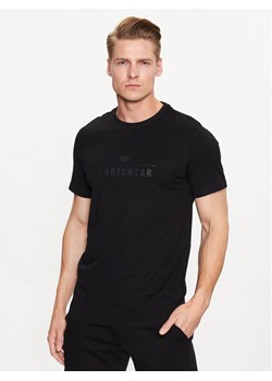 4F T-Shirt 4FSS23TTSHM539 Czarny Regular Fit ze sklepu MODIVO w kategorii T-shirty męskie - zdjęcie 182636716