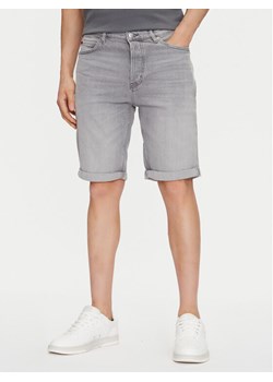 HUGO Szorty jeansowe 50537720 Szary Slim Fit ze sklepu MODIVO w kategorii Spodenki męskie - zdjęcie 182636816