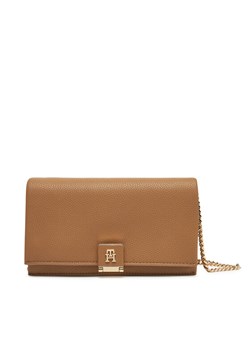 Tommy Hilfiger Torebka Th Her Flap W/Chain AW0AW17403 Beżowy ze sklepu MODIVO w kategorii Kopertówki - zdjęcie 182636826